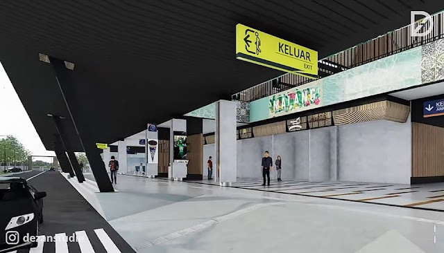 design stasiun kota malang yang baru oleh desnzstudio