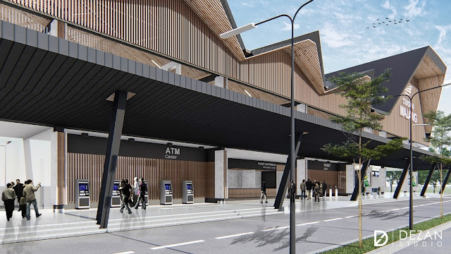 design stasiun kota malang yang baru oleh dezanstudio