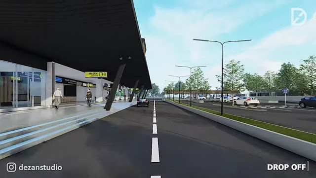 design stasiun kota malang yang baru oleh desnzstudio