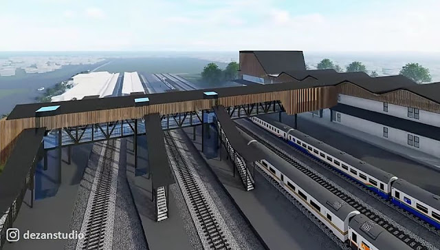design stasiun kota malang yang baru oleh desnzstudio